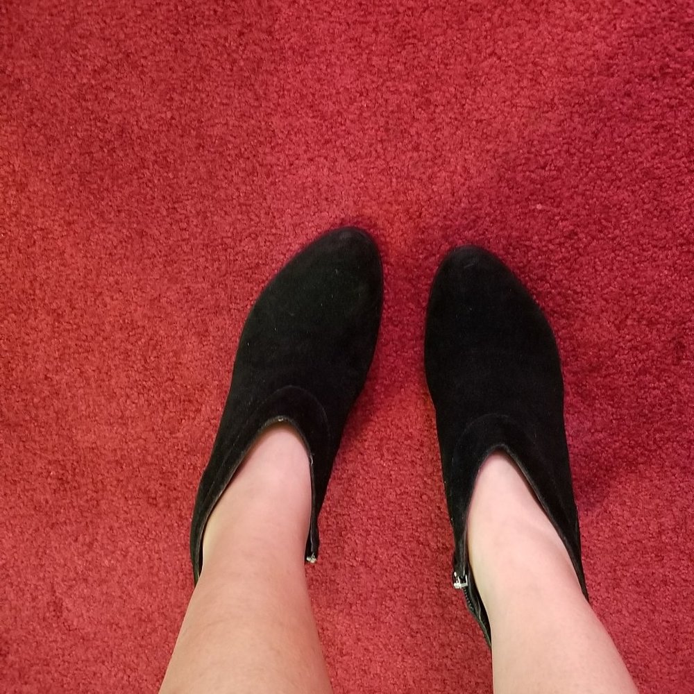 Crown Vintage black suede Ivvy Bootie